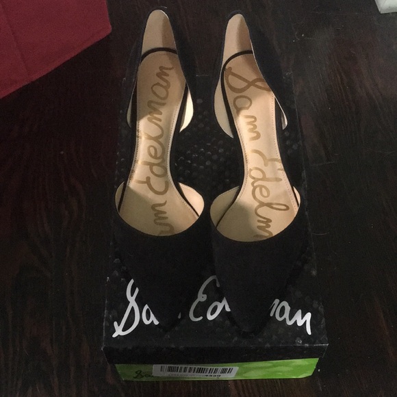 Sam Edelman Shoes - Black Sam Edelman Tesla pump suede size 8 M